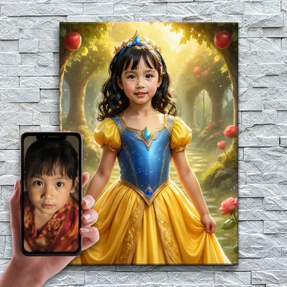 The Snow-White Apple Orchard